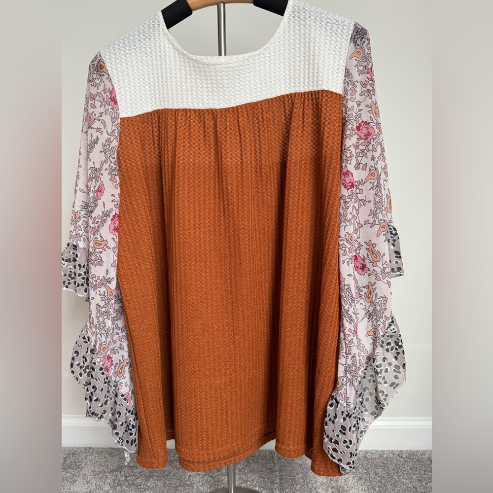 Boho Flutter Sleeve Top